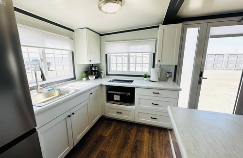 Pecos Apartment | Welcoming, Friendly Studio BoxHouse in Pecos: Queen bed with Full bed