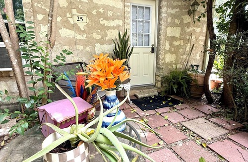Sunset Oaks Apartment | Welcoming studio in Sunset Valley for a peaceful getaway surrounded by woodland