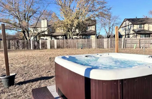 Wichita House | West Wichita Duplex: KingBed, PoolTable & HotTub Duplex in