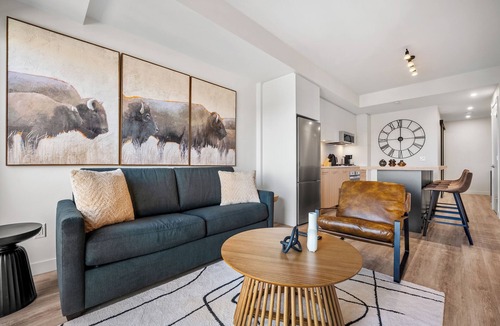 Eau Claire Apartment | Western Dreams w River Views, 2BR, AC, Parking