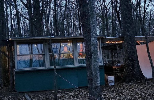 Grandview RV Rental | Whimsical Forest Safari Tent Haven Near Laurel Creek, Tennessee