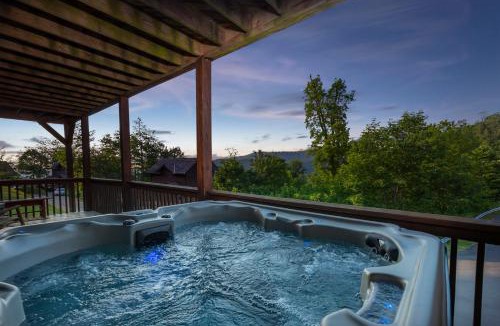 Wolf Laurel House | Whiskey Hills - Newly Remodeled Luxury Cabin with Hot Tub, Incredible Views close to Asheville, walk to Hatley Pointe & Ski!