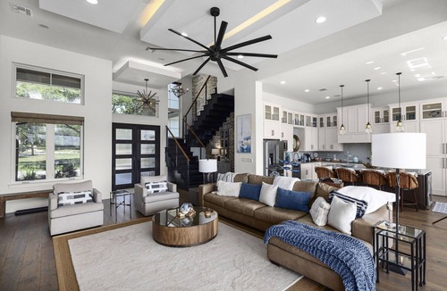 Canyon Lake House | Whispering Waters - Lakefront Luxe, Pool + Hot Tub + Fire Pit + Outdoor Kitchen + 2 Master Suites