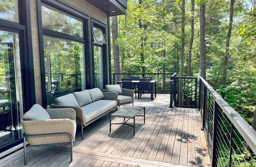 Lac-du-Cerf Cottage | White Pine Cottage at Lac du Cerf - a bright, modern, cozy place to unwind.