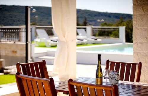 Sibenik Villa | Whitestone Villa Dubrava - with outdoor pool