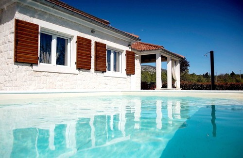 Sibenik Villa | Whitestone Villa Dubrava - with outdoor pool