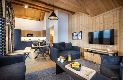La Chapelle-d'Abondance Apartment | Wifi, 50m from resort center, view mountain, balcony, tv, ski locker, 77m², La Chapelle d'Abondance