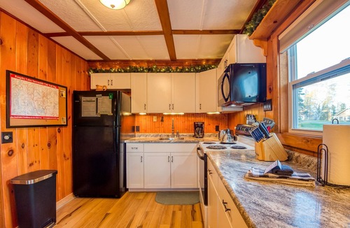 Rangeley House | Wild Pines Cabin | Shared Waterfront w/Bistro Lighting & Fire Pit