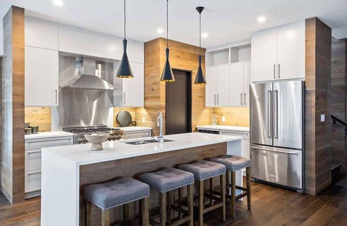 Stowe Area House | Wildewood: Modern | Fireplace | Luxe in Stowe