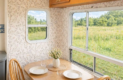 Farmersville Station House | Wildflower Wagon Farm Stay