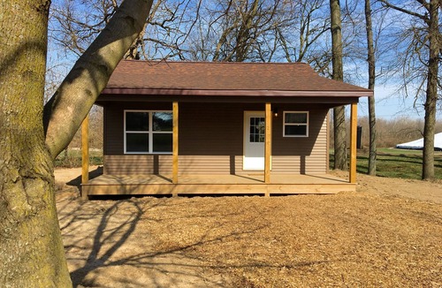 Attica Cabin | Winched Inn - Two Bedroom Luxury Cabin w/Tree Line and Bordered by a Stream