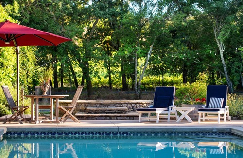 Kenwood House | Wine Country Estate: Exceptional Location & Privacy, Year-round Pool, Spa, Bocce