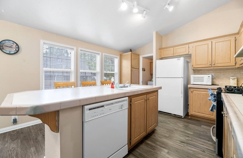 Big Bear City House | Wine Down - Fireplace, Fenced Yard, Deck, Barbecue