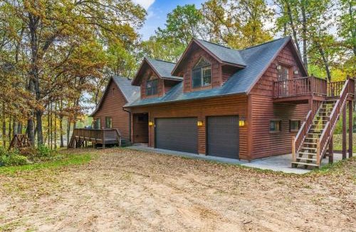 Crosslake House | Winter Hideaway Lakeside Cabin Snowmobile