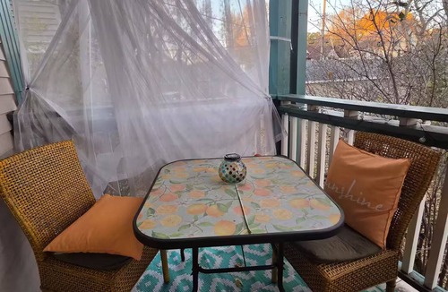 Merriam Park Apartment | Winter Nook- The Garden View