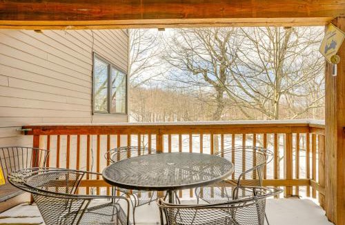 Nellysford House | Wintergreen Resort Condo: Deck & Golf Course Views