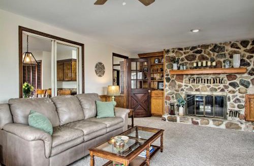 Merrimac House | Wisconsin River Valley Farmhouse Fire Pit and View