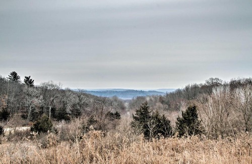 Merrimac House | Wisconsin River Valley Farmhouse Fire Pit and View