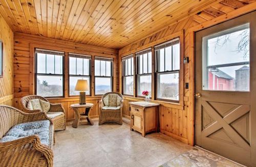 Merrimac House | Wisconsin River Valley Farmhouse Fire Pit and View