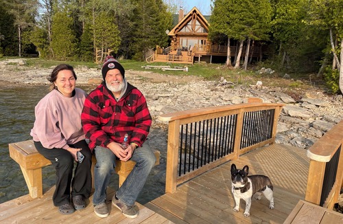 Lion's Head Cottage | Wishbone Retreat. Waterfront. Lion's Head. 6-Bedroom Custom Log Home