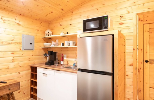 Martin City Cabin | Wolf Den Micro Cabin at Spotted Bear Retreat