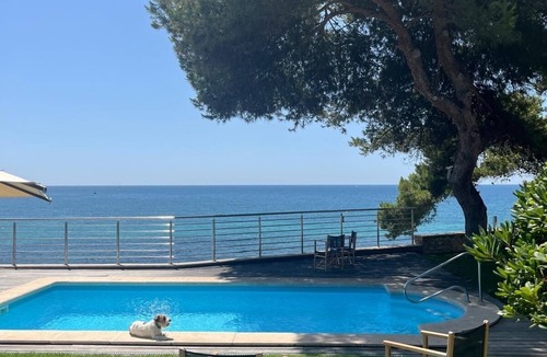 L'Albufereta Villa | Wonderful Villa, private pool, seafront, garden, excellent views to the bay