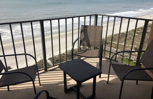 Crescent Beach Condo | Wonderful 2BR/2BA-Top Floor-Oceanfront Corner Unit - Vacation Fun Awaits!