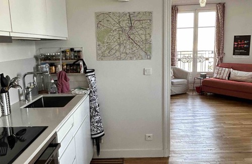 Quinze-Vingts Apartment | Wonderful 3 room flat on the 7th floor, view on the Eiffel Tower & Sacré-Coeur