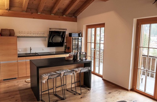 Laax House | Wonderful private villa for 8 guests with WIFI, TV, patio and panoramic view