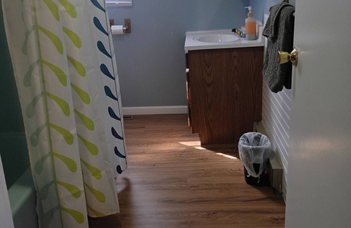 Mount Pleasant House | Wonderful unit located downtown with alleyway parking, perfect for quiet stays.