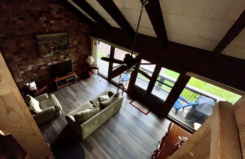 Dan River Villa | Wonderful view 2/2 villa. A block away from the Blue Ridge Parkway. 2 balconies!