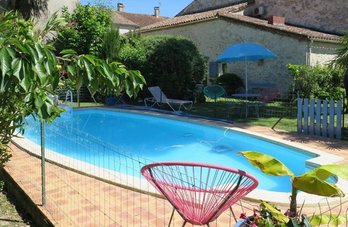 Sauvagnas House | Wonderful villa for 2 people with private pool, WIFI, TV and parking