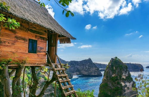 Penida Island House | Wood Triangle Room - Suan Nusa Penida