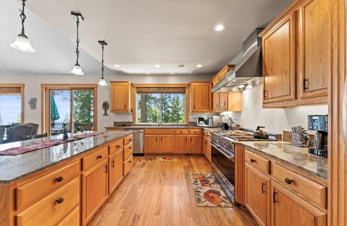 Kingswood Estates House | Wooded Escape in Tahoe Vista | Private Hot Tub
