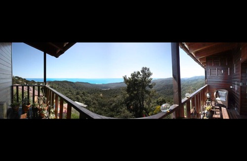 Santa Susanna House | WOODEN CHALET BARCELONA MOUNTAIN BEACH with SEA VIEW