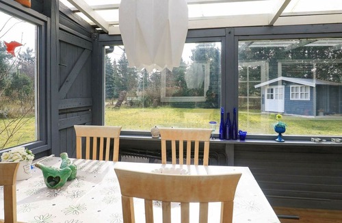 Gedesby House | Wooden Holiday Home in Falster with Terrace