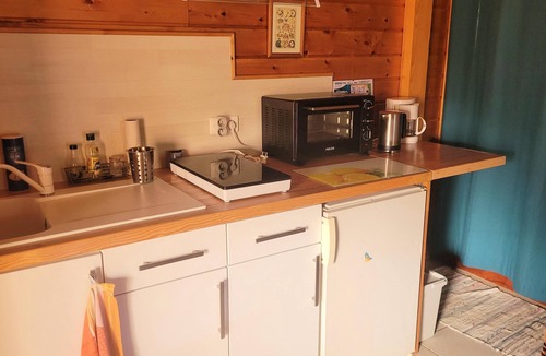 Marsoulas Apartment | Wooden loft for 3 people.