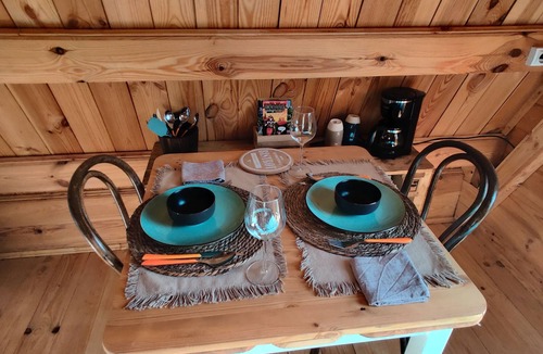 Vivy Ski Chalet | wooden Tipi in loire valey surrounded by lakes