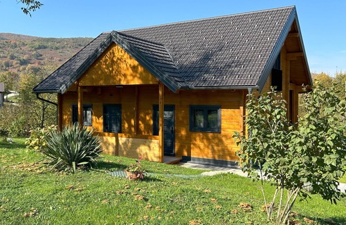 Seliste Dreznicko Apartment | Wooden Villa OLD OAK app2 in fabulous Plitvice Lakes