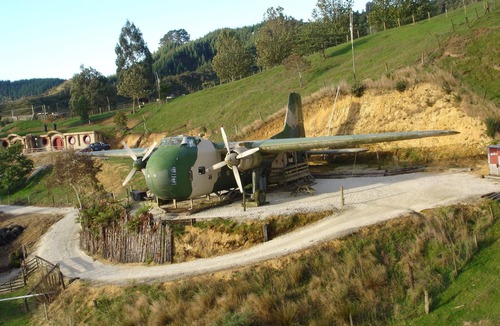 Waitomo Caves House | Woodlyn Park Plane cockpit Unit