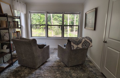 Bryant House | Woodsy hideaway, pet friendly!