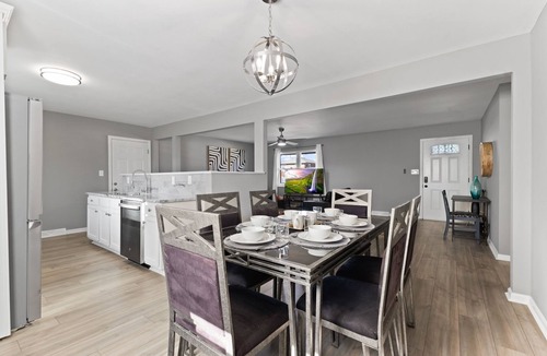 Clarksville House | Work&Play: Work Friendly, Ping Pong, & Grill