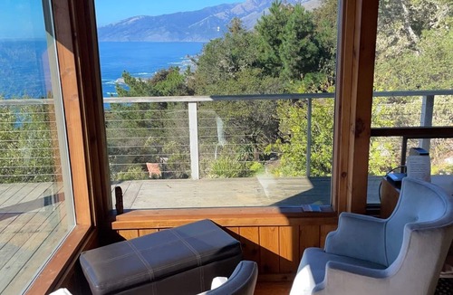 Big Sur House | Work, write, create, or renew with a view! South Coast Big Sur; 30-DAY MINIMUM