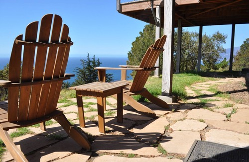 Big Sur House | Work, write, create, or renew with a view! South Coast Big Sur; 30-DAY MINIMUM