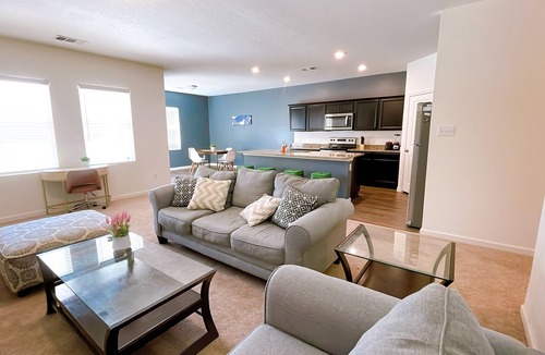 Crowley House | Wow! Newbuilt home with dreamy kitchen. Extended stay.