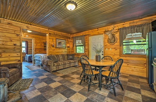 Golden Cabin | Wright City Cabin w/ Fire Pit + Forest Views!