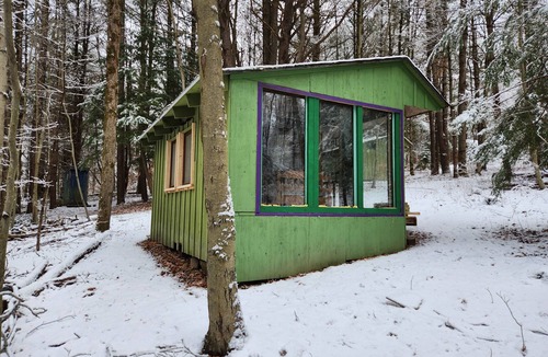 Etna House | Writer's Den: Rustic Retreat Camping Cabin