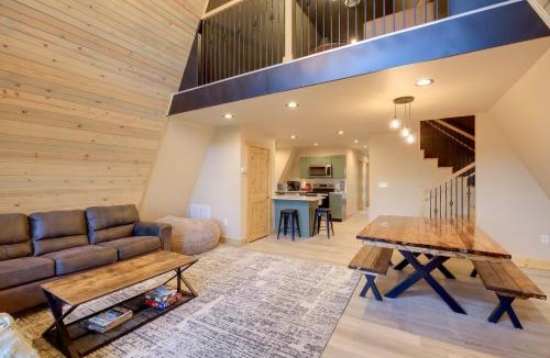 Wytheville House | Wytheville A-Frame Cabin with Wraparound Deck
