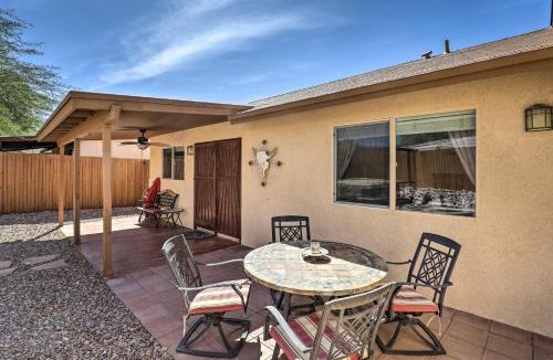Coyote Corridor House | Yard and Fire Pit Quiet East Tucson Escape