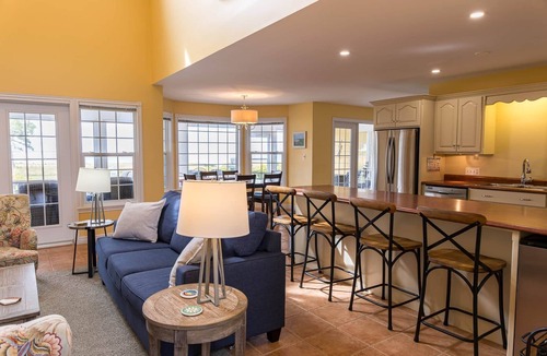Stratford House | Yellow Beach House: Oceanfront PEI Retreat with Screened Porch & Beach Access